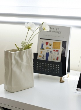 北欧陶瓷花瓶客厅玄关电视柜家居品摆件干花插花瓶装饰ins风家居