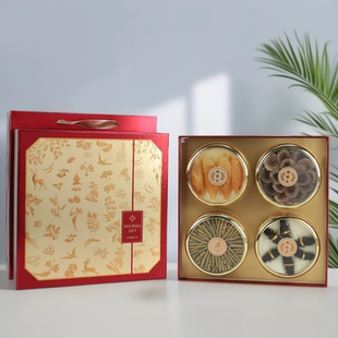珍藏好礼通用四宝包装盒滋补海味养生礼盒鹿茸西洋参羊肚菌空盒子