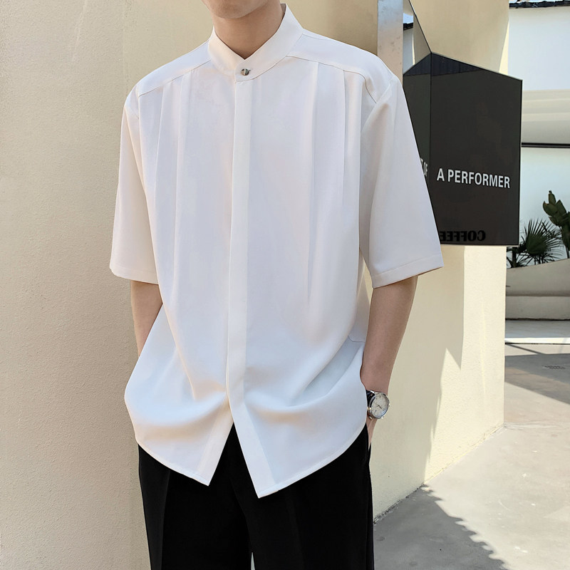 2025年夏季直播男士帅气垂感花衬衫CS800-P55,男装衬衫,电商B307