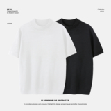 2025直播百搭纯色半袖毛衣打底短袖针织衫M030-特P38，男装T恤，电商B307