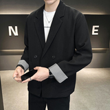 2025秋季男士帅气休闲宽松西装媳妇外套2W6060-P95，男装西服套装，电商B307
