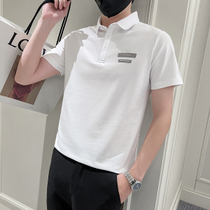 小伙风 2025夏季新款男士修身帅气明线短袖POLO衫PL6379-p58控78图片