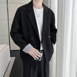 2025秋季男士帅气休闲宽松西装外套W6060-P95，男装西服套装，电商B307