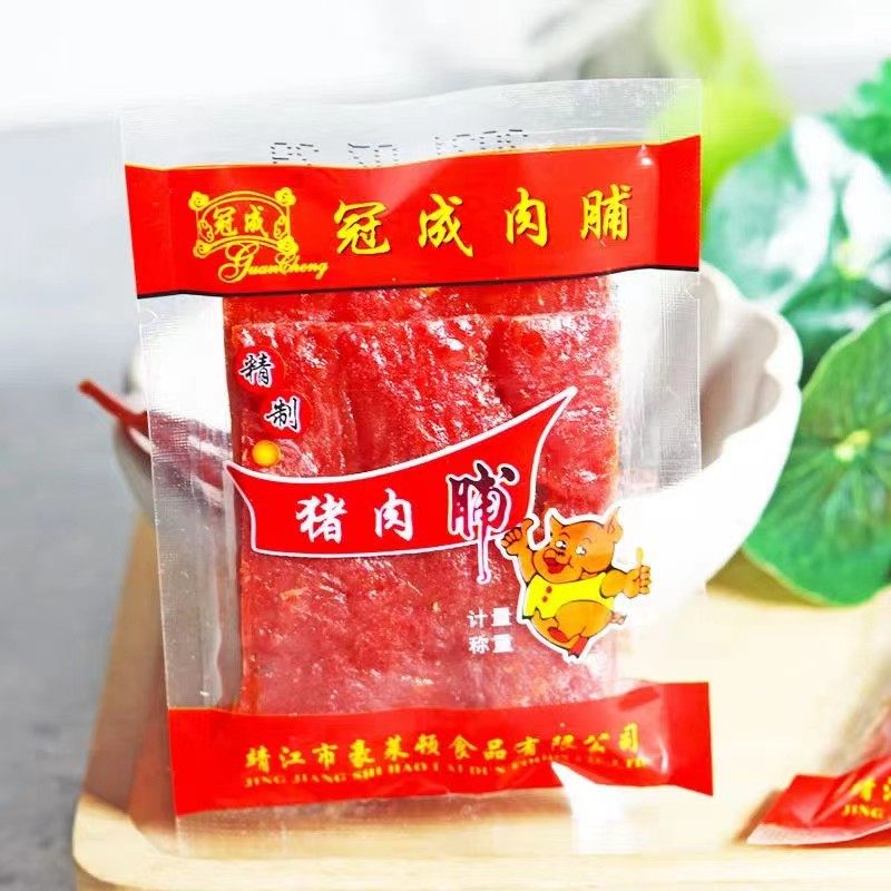 靖江猪肉脯独立小包优级肉蒲特产猪肉干肉片猪肉类网红零食整箱批