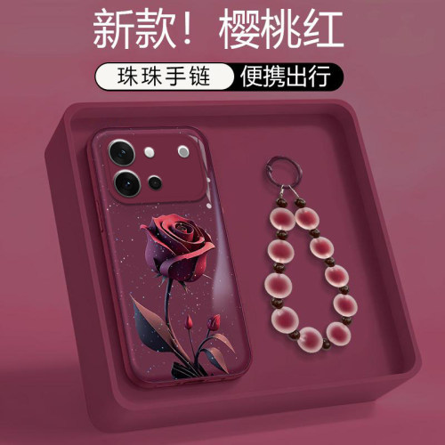 VIVOS60手机壳防摔红玫瑰