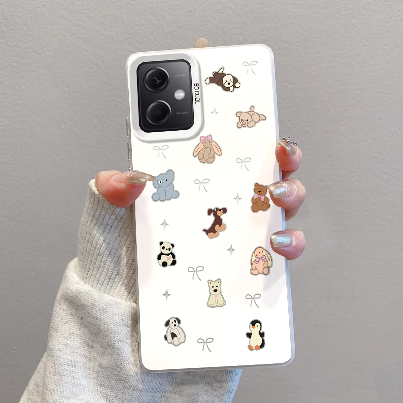 红米Note12手机壳彩银动物蝴蝶