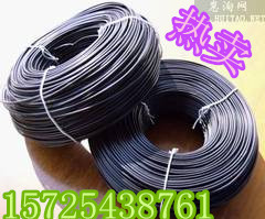 黑色2.0mm圆形包皮铁丝包胶扎丝 透明 环保扎线 捆扎带50米