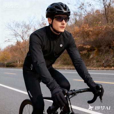 秋冬款防风骑行服软壳衣防泼水男