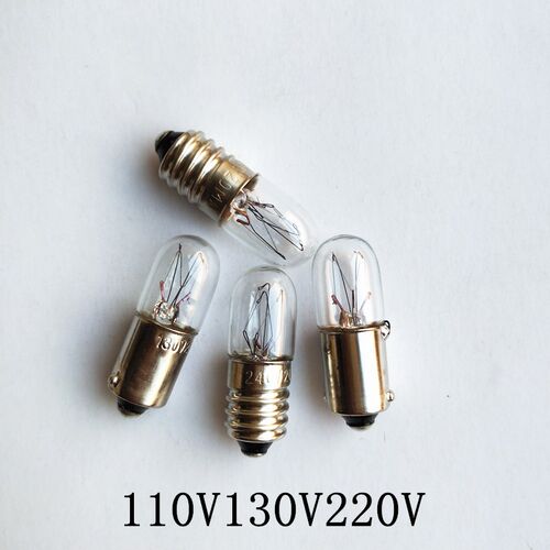 特殊仪器指示小灯泡18V36V48V110V130V220V2W螺口卡口玻璃珠E10B9