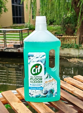 CIF英国原装进口晶杰免洗地板清洁剂液实木复合地板地砖海洋香型