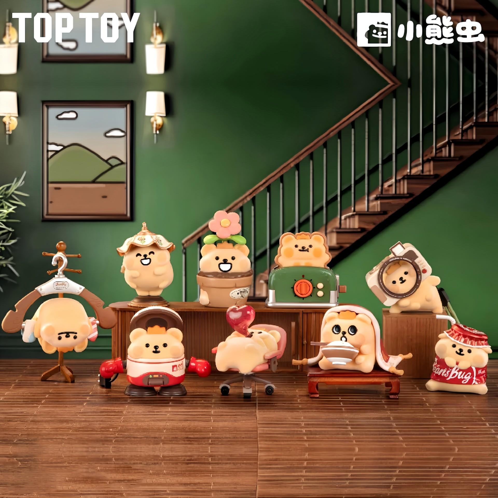 TOPTOY小熊虫躲猫猫盲盒手办礼物