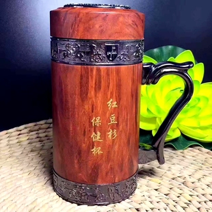 红豆杉杯子 红豆杉水杯 红豆杉茶杯 茶具 保健杯 木雕刻工艺品