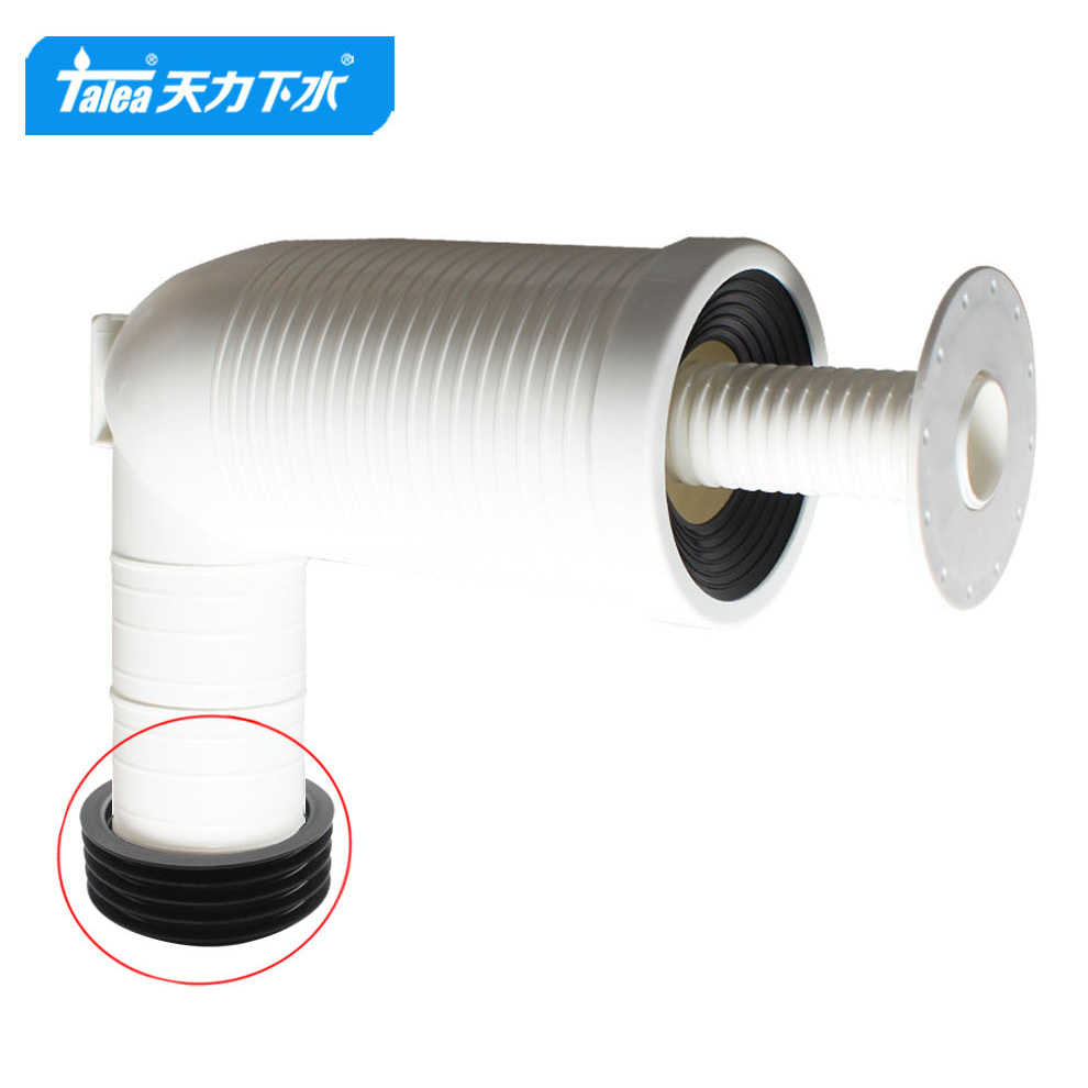 天力马桶座便器墙排改地排转接头密封圈  排污管配件移位器R0598