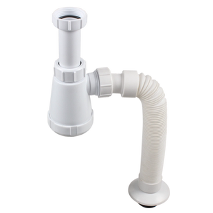 天力卫生洗脸盆入地排水管 1.25寸螺牙 39mm台盆下水配件GF027