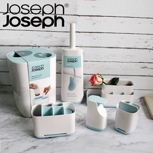 英国卫浴洗漱套装 牙刷置物架收纳盒皂液器马桶刷分类垃圾桶