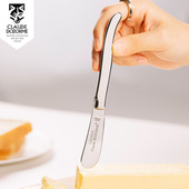 法国Claude dozorme狼头不锈钢涂抹刀牛油果酱黄油刀奶酪芝士刀