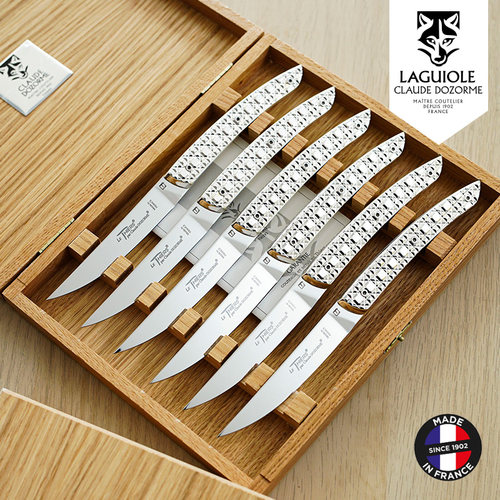 法国Claude dozorme狼头蒂耶尔系列钻石奢华系列牛排刀礼盒西餐刀