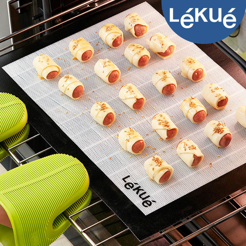西班牙Lekue乐葵硅胶垫烘焙揉面垫饺子面垫马卡龙烤饼干模具垫