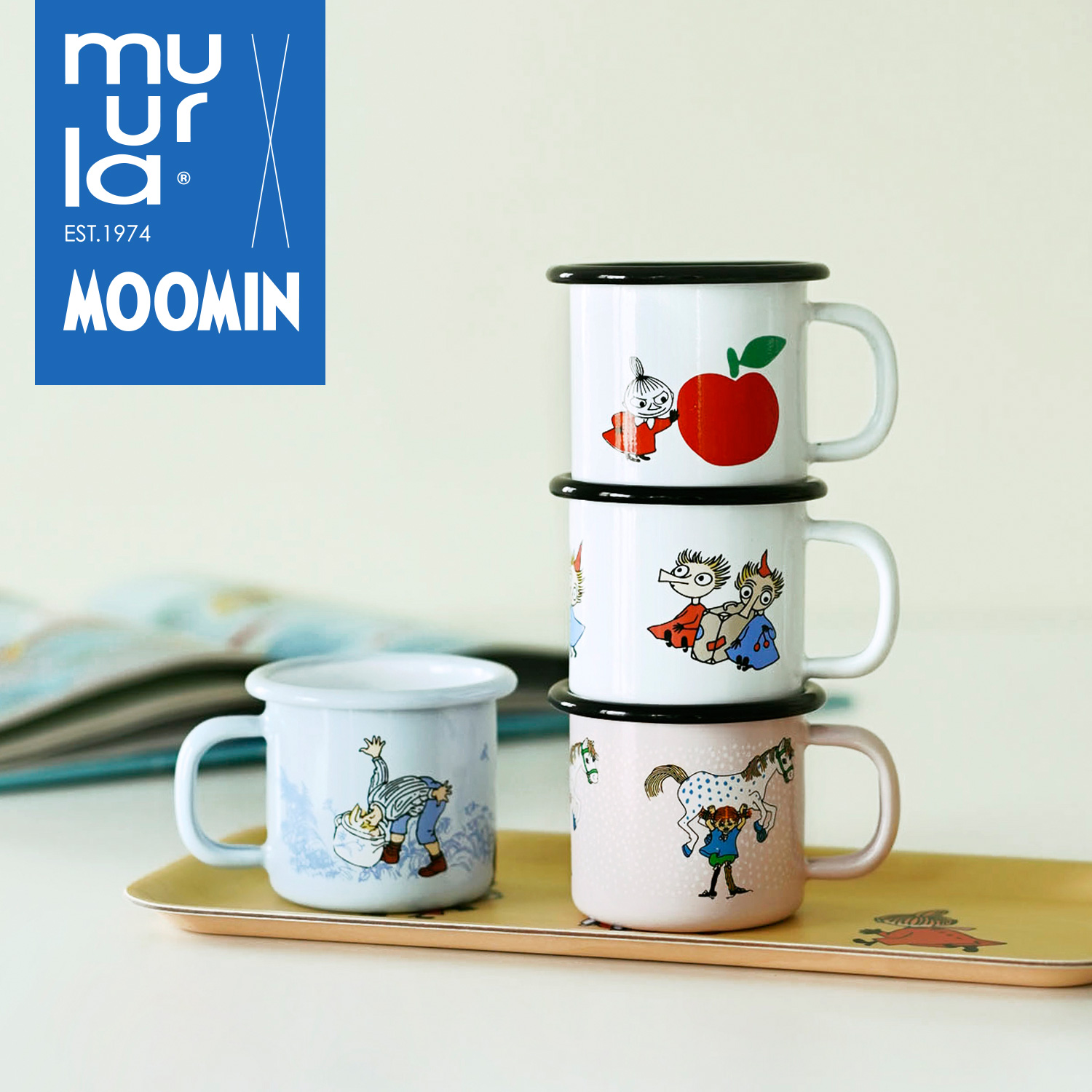 muurla芬兰儿童经典风咖啡杯