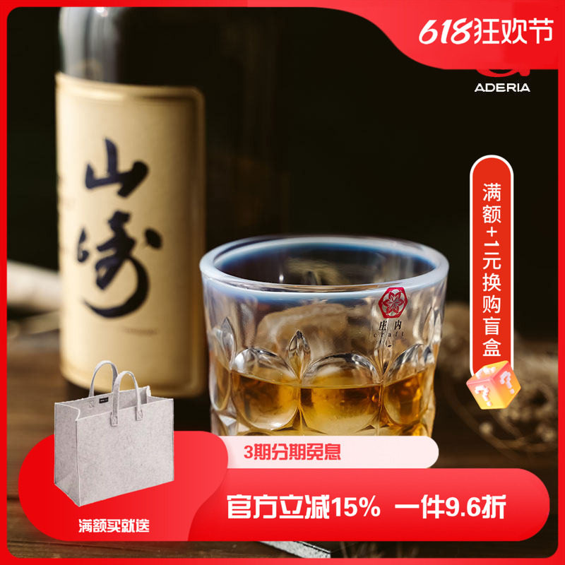 日本ADERIA石冢硝子庄内月光白水晶玻璃杯洋酒杯茶杯酒杯点心盘子