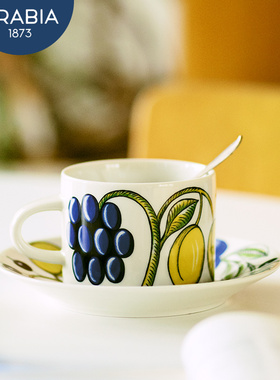 芬兰进口Arabia  Paratiisi硕果系列马克杯咖啡杯碟家用水杯茶杯