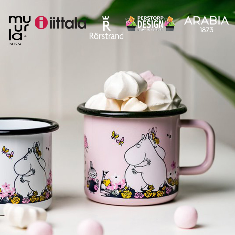 芬兰瑞典粉色饭碗深盘