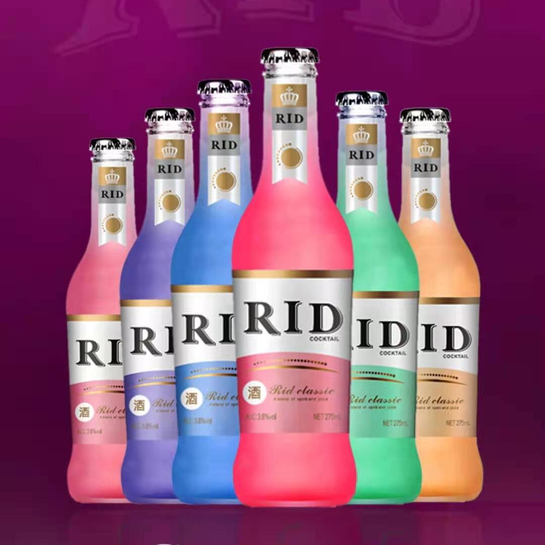 RID锐渡鸡尾酒瓶装预调酒4.2度275ml女士低度甜酒网红微醺多口味
