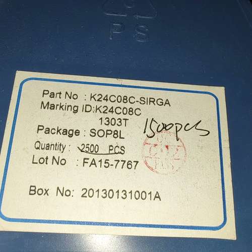 K24C08C-SIRGA有1500pcs