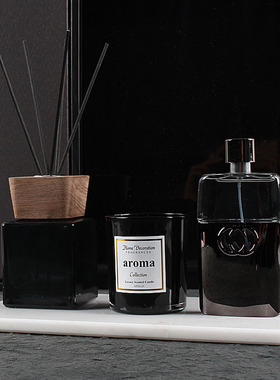 卫生间香水厕所洗手台陈设托盘