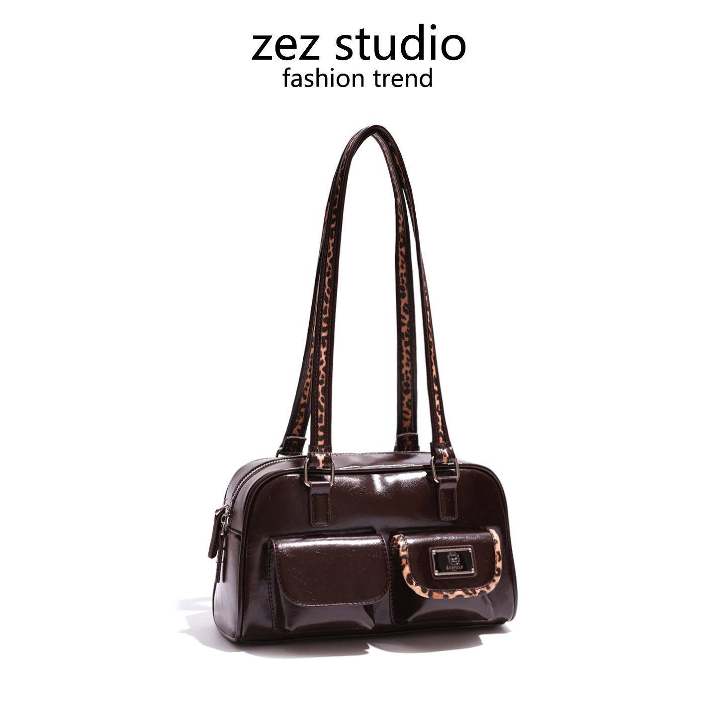 2025新款油蜡皮波士顿包