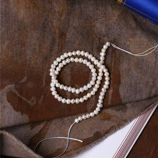 手链项链diy串珠散珠 女款 福利 天然淡水珍珠随形珠巴洛克半成品