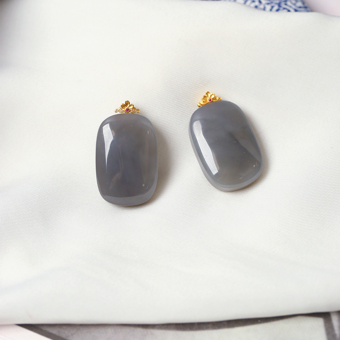 天然和田玉烟紫纯银扣头镶嵌无事牌吊坠 女款玉石锁骨链挂坠饰品,珠宝/钻石/翡翠,颈饰,淘宝优惠券,粉丝福利购,淘宝优惠卷