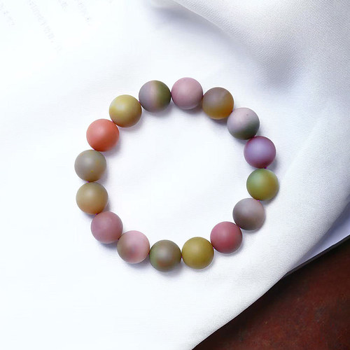 克价超值 天然老矿料盐源玛瑙圆珠单圈手链 男女款盐源玛瑙手串