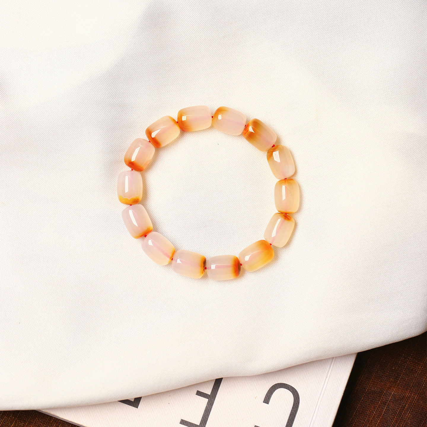 天然玛瑙俏色聚宝盆款桶珠款手链 男女款玛瑙冰透手串饰品礼物,珠宝/钻石/翡翠,手饰,淘宝优惠券,粉丝福利购,淘宝优惠卷