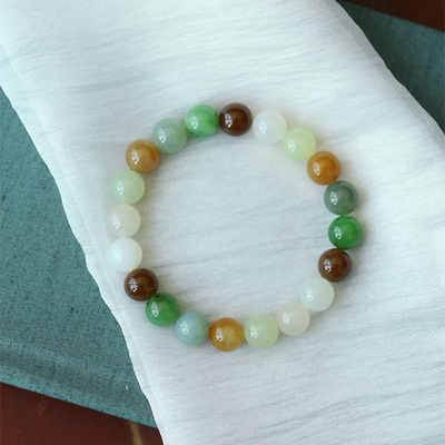 天然和田玉多宝色手链