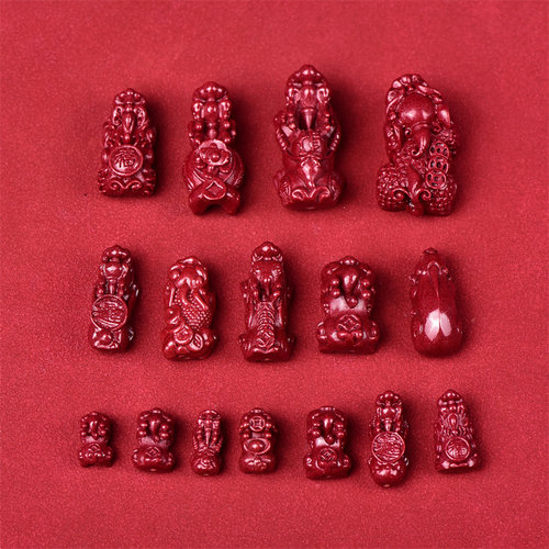 原矿朱砂紫金砂招财貔貅