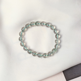 工厂福利天然幽灵水晶绿幽灵满天星款 幽灵手串饰品 单圈手链男女款