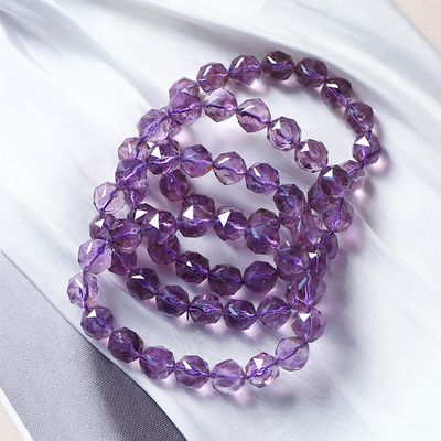 莫桑比克紫水晶切面款手链