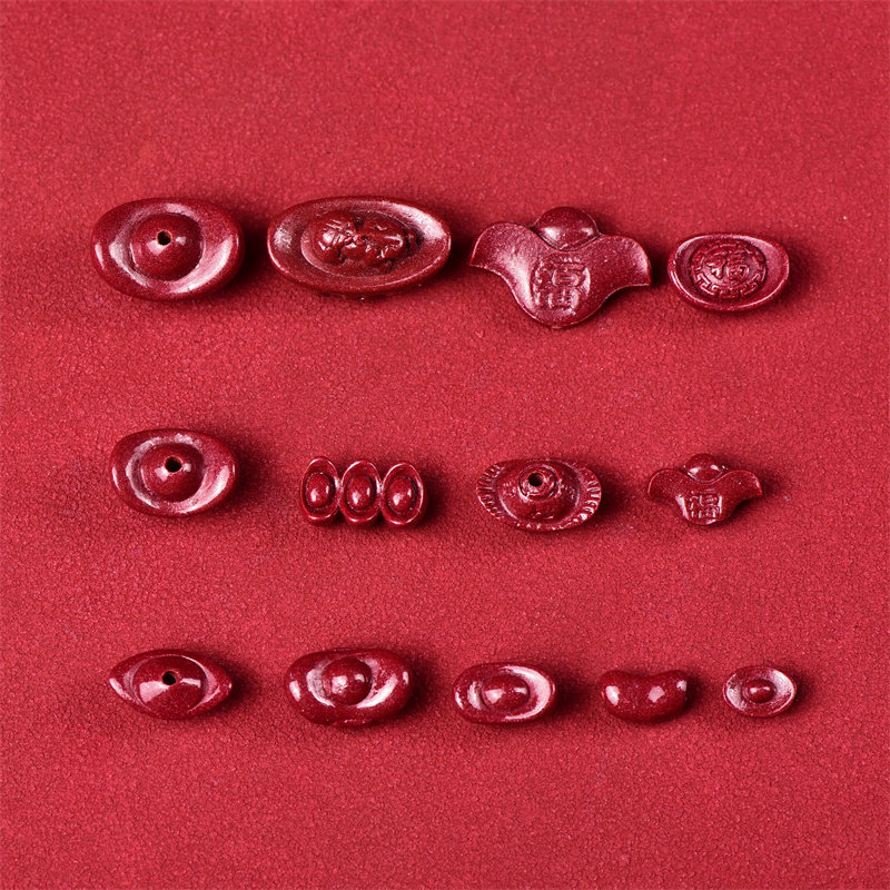 天然原矿朱砂金锭紫金砂小元宝如意隔珠吊坠diy配件佛珠手串饰品,珠宝/钻石/翡翠,DIY配件,淘宝优惠券,粉丝福利购,淘宝优惠卷