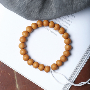 天然文玩猴头屁桃款手串 男女款文玩木头手链手串饰品礼物