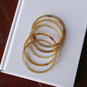 天然牛角手镯带血叮当镯上手好看 很 实体店做活动入 划算