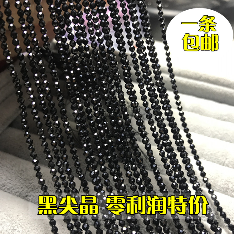 diy尖晶石刻面半成品多圈散珠