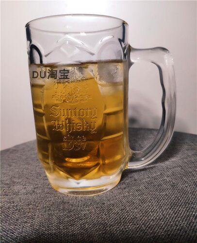 角牌酒杯whisky日威带把玻璃