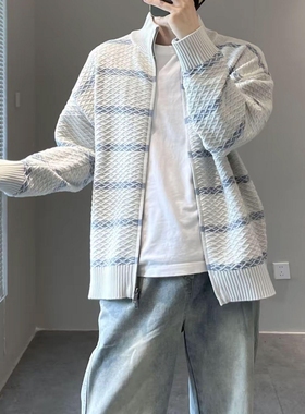 GT41 高质量秋季重磅毛衣外套  灰色  藏蓝色 M到XXL 网络图