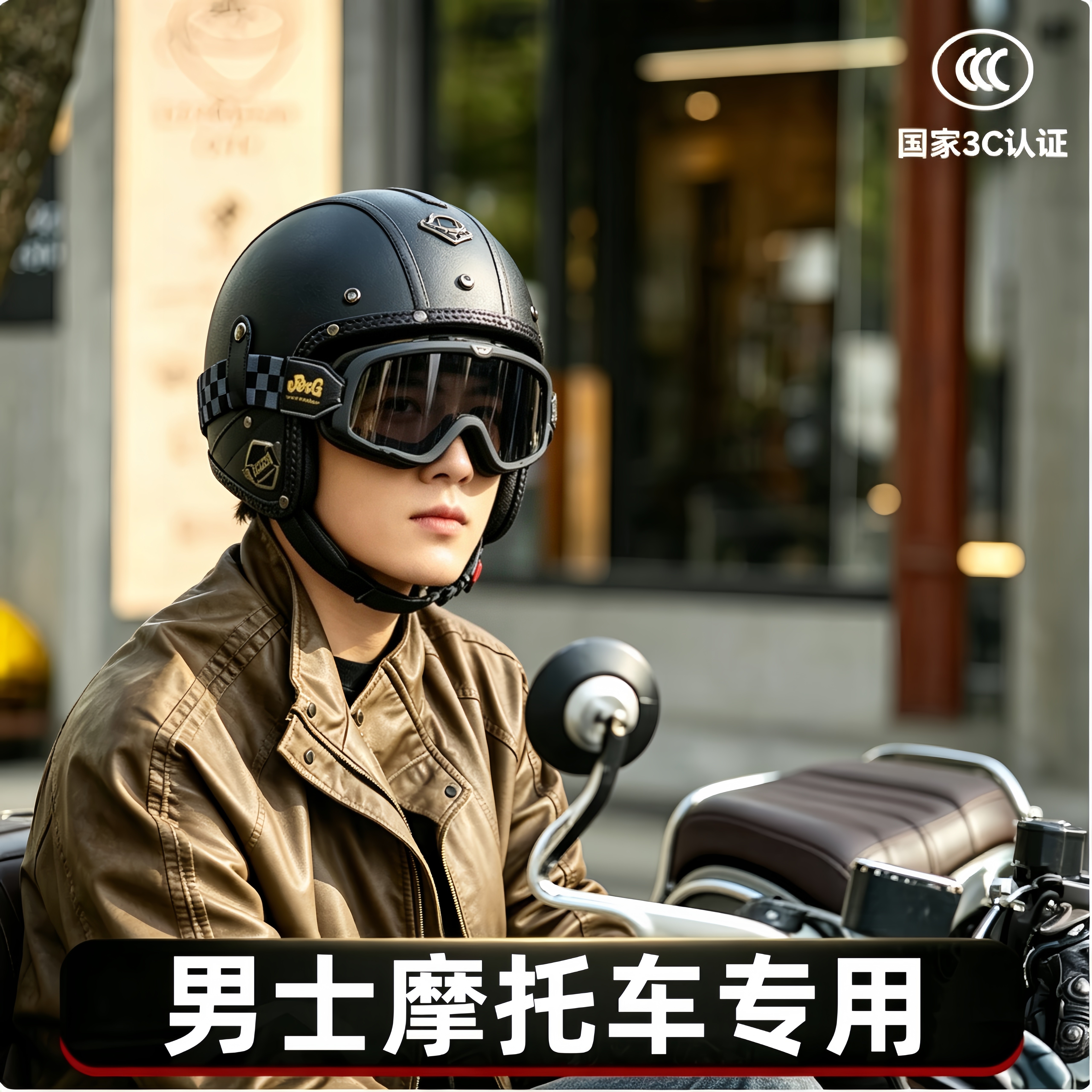 仿赛四季通用男士摩托车专用头盔