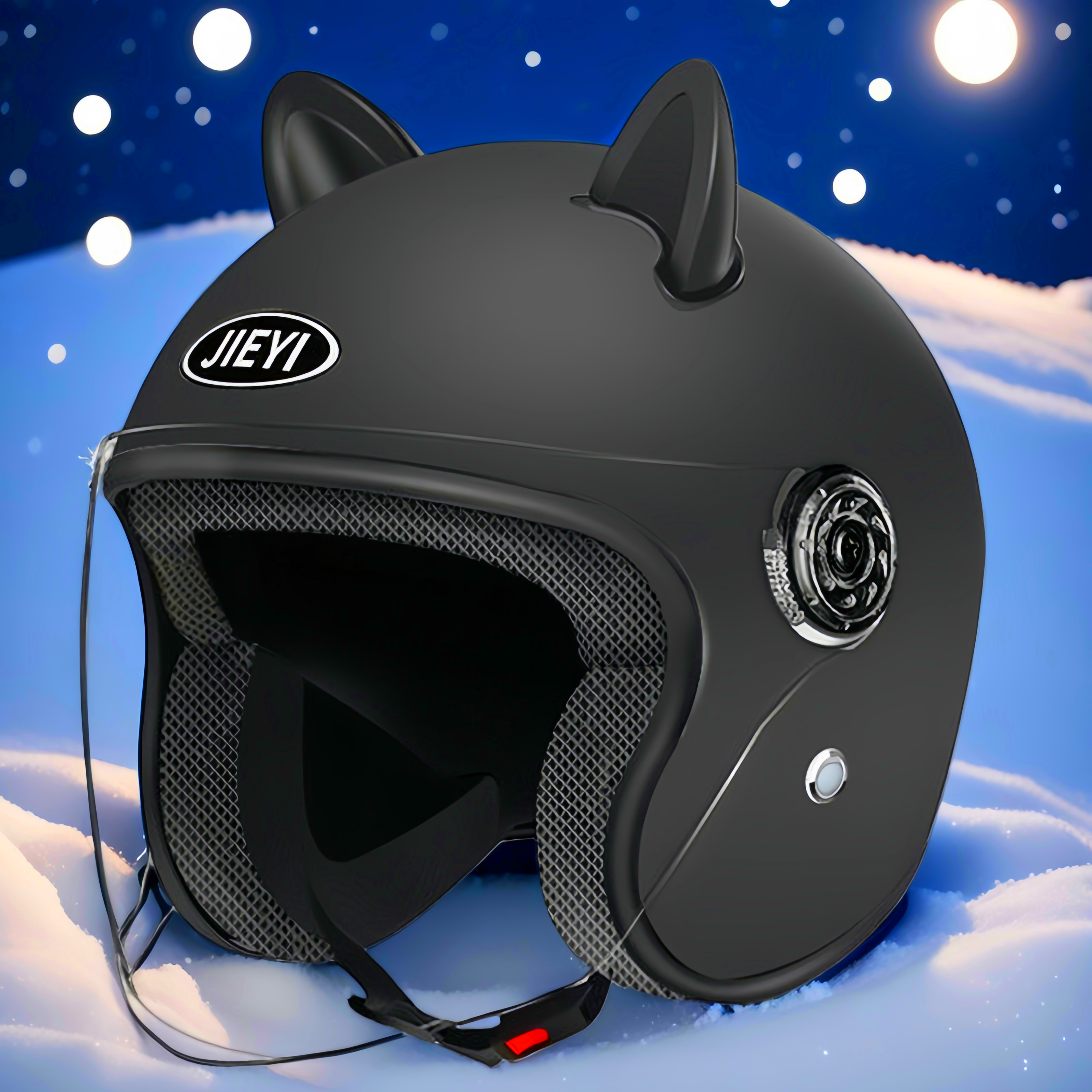 3C认证高颜值头盔女生可爱电动车保暖防寒摩托车冬季骑行安全帽