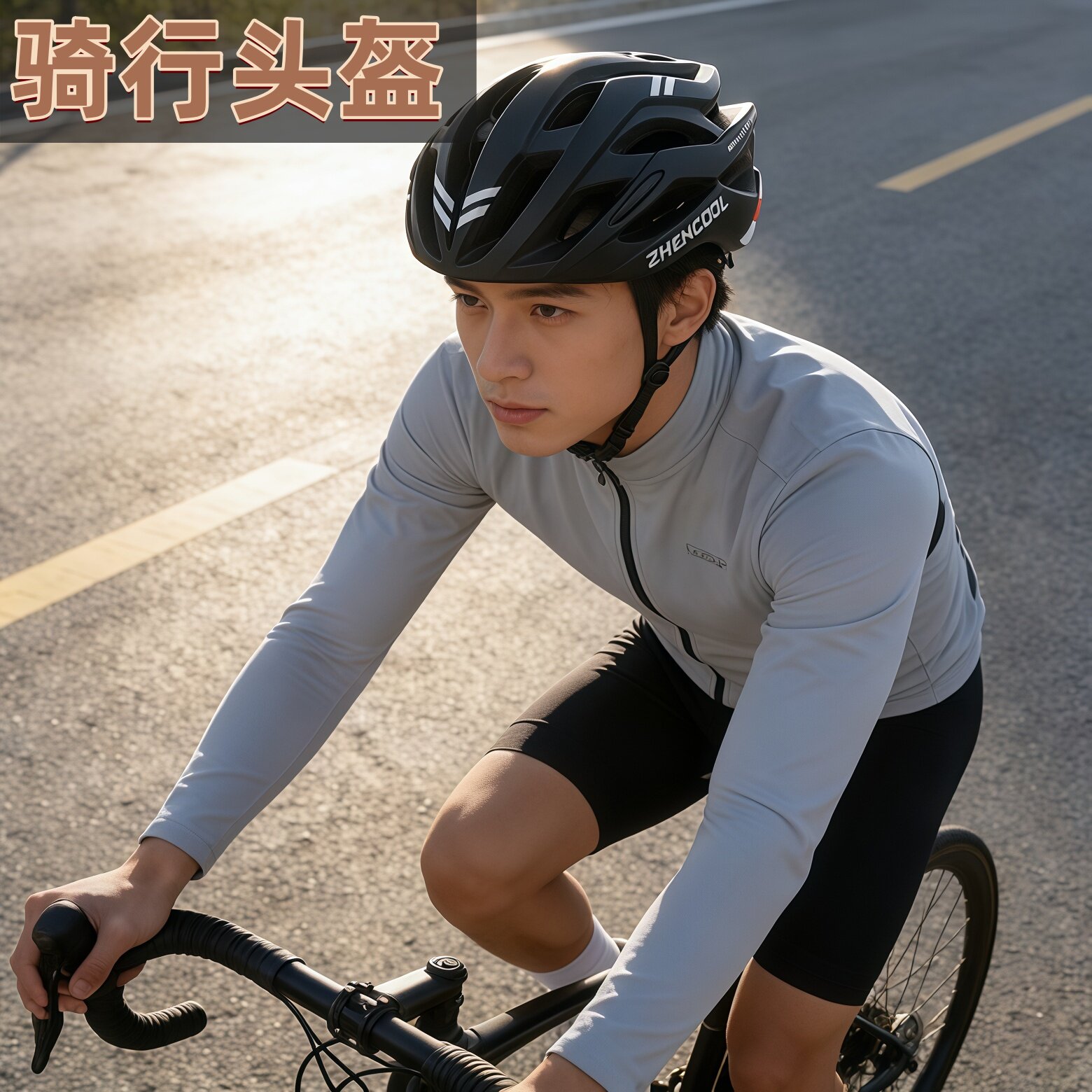 骑行头盔男款骑行装备 2026 新款透气安全山地车公路车高端自行车