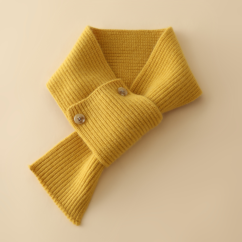 针织保暖秋冬季穿孔小围脖百搭