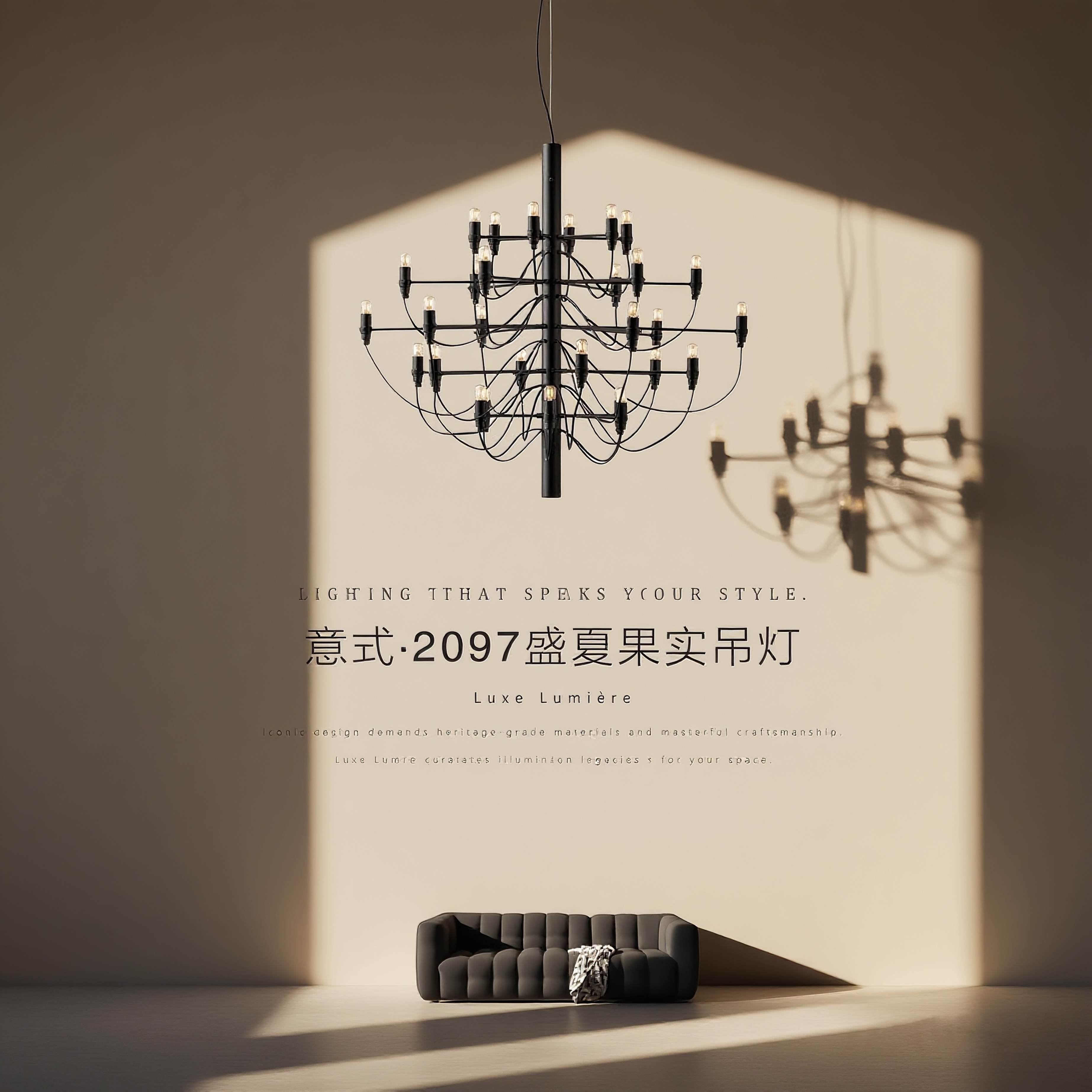 意大利2097盛夏的果实复式楼吊灯