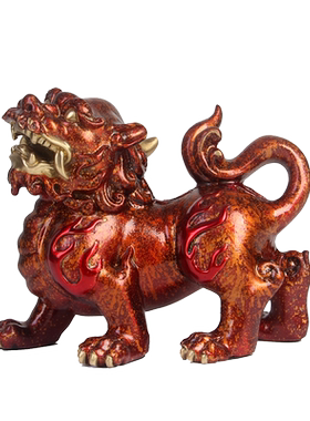 貔貅摆件纯铜风水办公室开业礼品